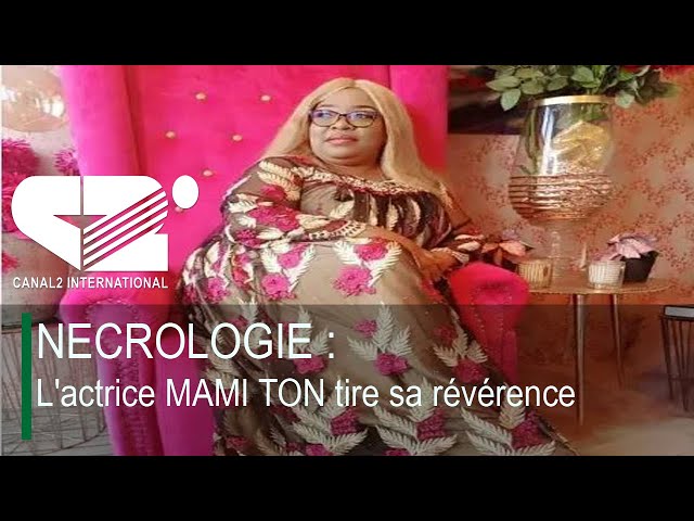 ⁣NECROLOGIE : L'actrice MAMI TON tire sa révérence