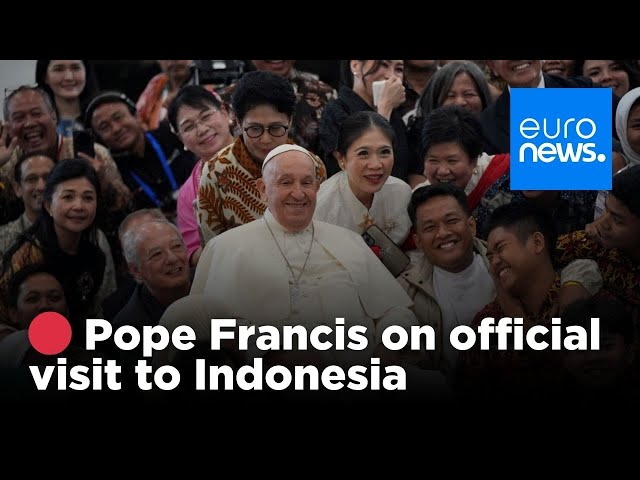 ⁣Pope Frances holds a homily in Gelora Bung Karno Stadium, Jakarta | euronews 