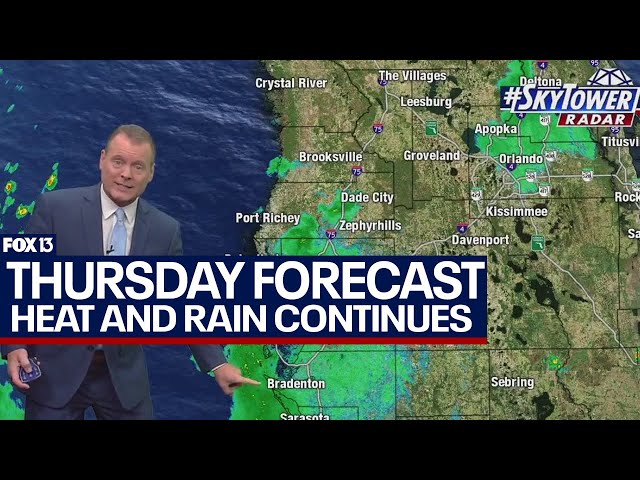 Tampa weather | historic stretch of rain continues Thursday