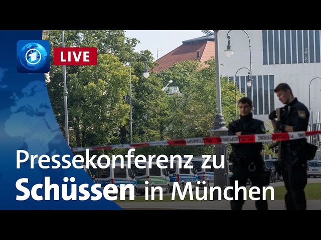 ⁣Nach Schüssen in München: Pressekonferenz mit Ministerpräsident Söder