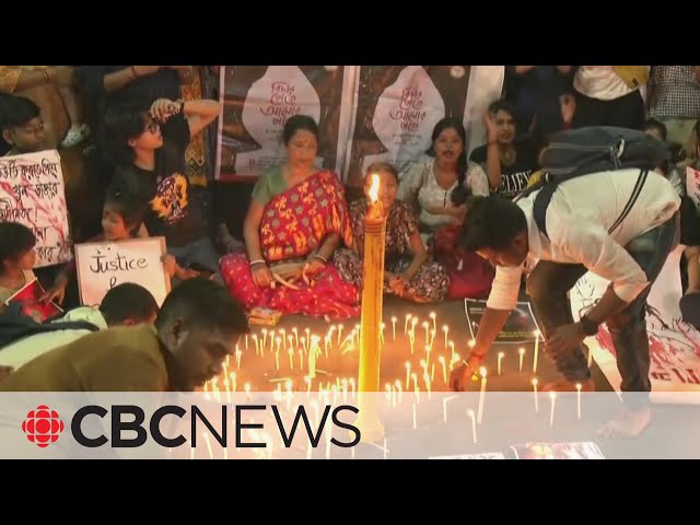 ⁣Kolkata vigil calls for justice in rape and murder of female doctor