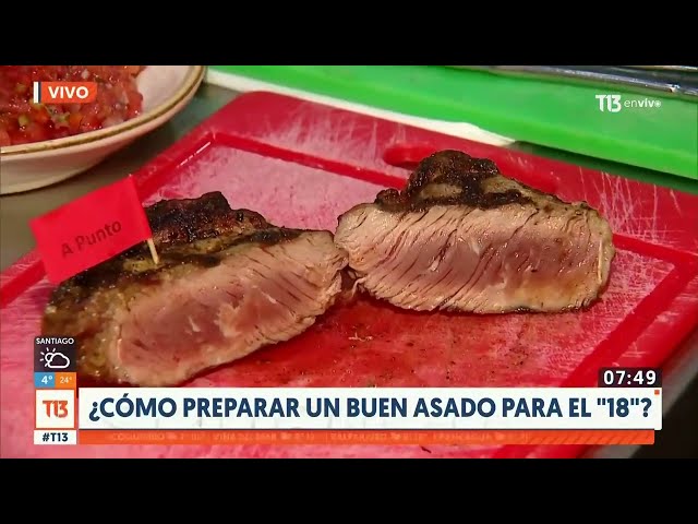 ⁣¿Cómo preparar un buen asado para el "18"? Revisa estos tips