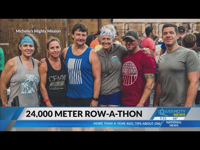 ⁣24K-meter CLT rowing event to raise money for cancer