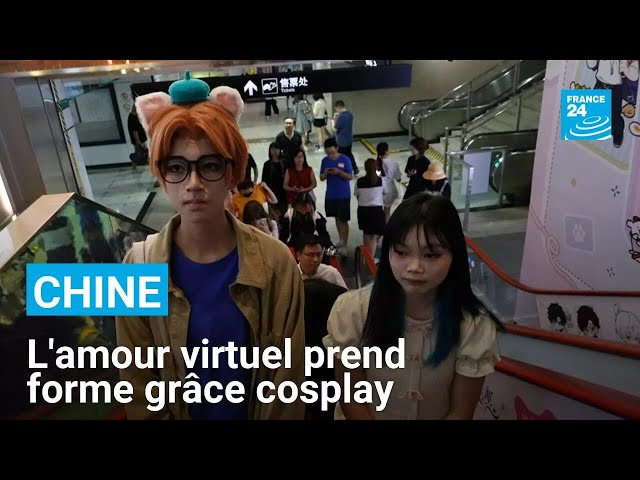 ⁣Chine : l'amour virtuel a trouvé sa forme physique grâce au cosplay • FRANCE 24