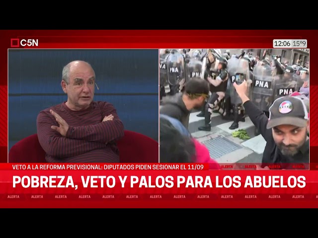 ⁣VETO a la REFORMA PREVISIONAL: MANO a MANO con JUBILADOS