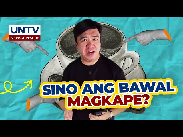 ⁣ALAMIN: Sino ang mga taong bawal mag-kape at ilang tasa lang ang pwedeng inumin sa isang araw?