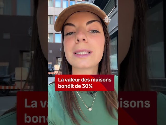 ⁣La valeur des maisons bondit de 30 % à Québec | Vidéojournal