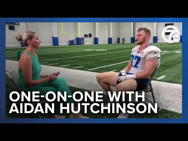 ⁣Aidan Hutchinson talks about his growth heading into the 2024 season, plus expectations