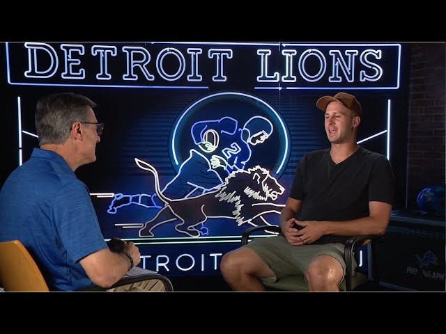 ⁣Dan Miller sits down with Lions quarterback Jared Goff to talk about the start of the season Sunday