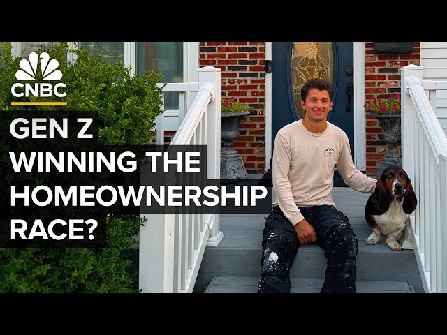 ⁣How Gen Z Is Buying Homes Younger Than Millennials And Boomers Did