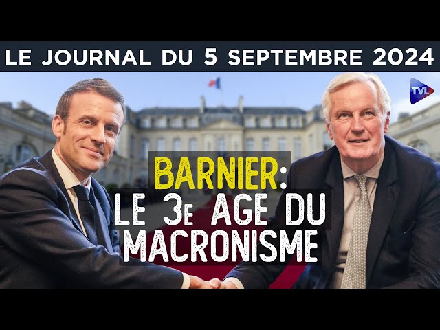 ⁣Michel Barnier Premier ministre : Bruxelles à Matignon - JT du jeudi 5 septembre 2024