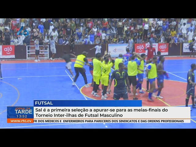 ⁣Sal é a primeira seleção apurada para as meias-finais do Torneio Inter-ilhas de Futsal.