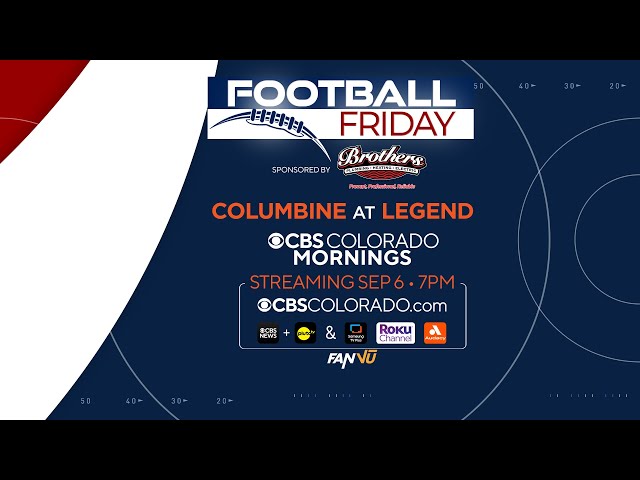 ⁣Football Friday continues with Columbine at Legend