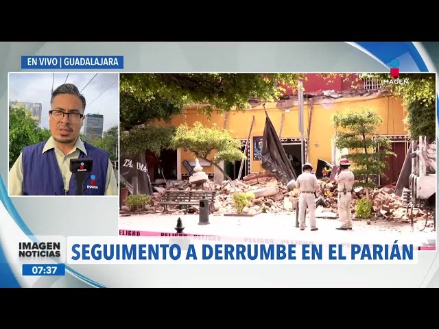 ⁣Así amanece El Parían de Tlaquepaque luego del derrumbe que se registró | Noticias con Francisco Zea