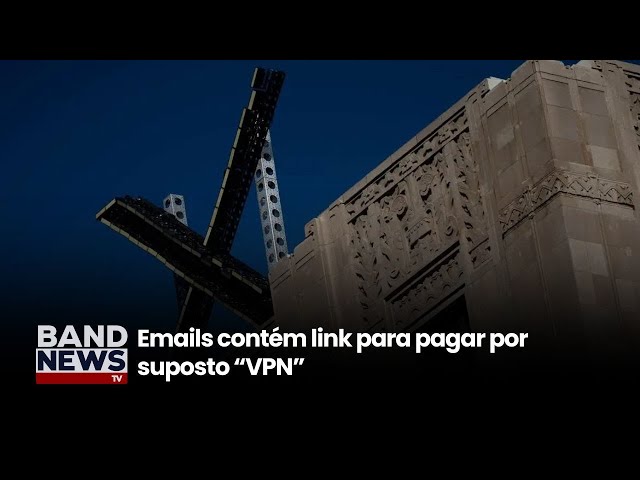 ⁣Emails falsos cobram multa por uso de VPN | BandNewsTV