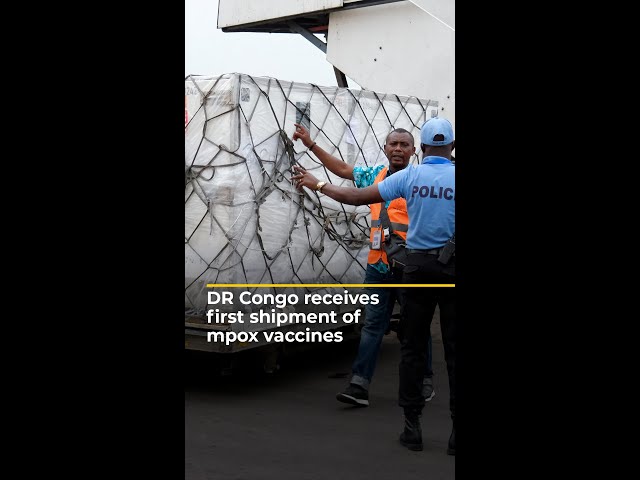 ⁣DR Congo receives first shipment of mpox vaccines | AJ #shorts