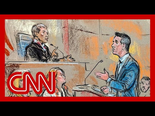 ⁣CNN reporter describes tense moment between judge and Trump's attorney