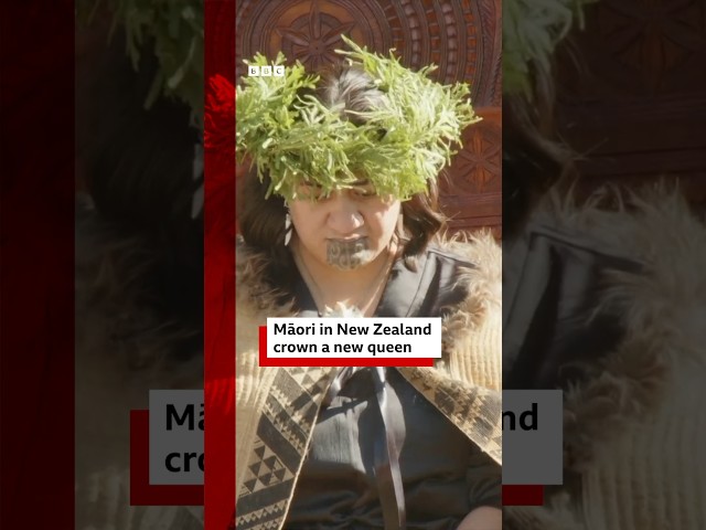 ⁣New Māori queen crowned in New Zealand. #Māori #NewZealand #BBCNews