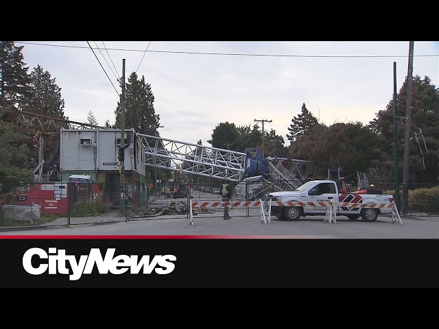 ⁣West 41st Avenue reopens after a fire and crane collapse shuttered the major arterial