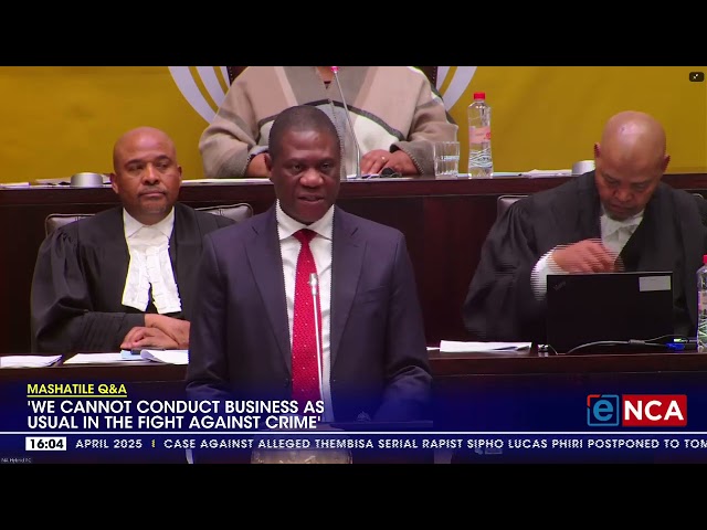 ⁣Mashatile says Government wants to build safer communities