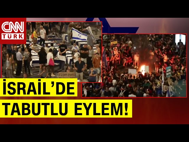 İsrail'de "6 Ceset" Kaosu! Tel Aviv'deki İsyanı CNN TÜRK Görüntüledi!