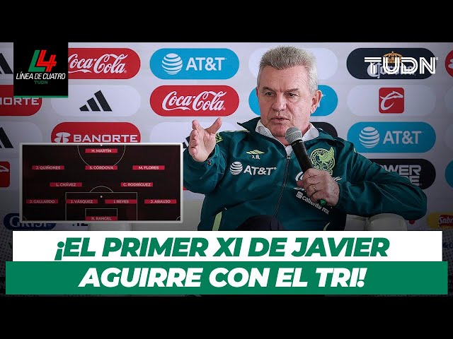  ¡El posible XI INICIAL del México vs Nueva Zelanda!  El primero de Vasco Aguirre | TUDN