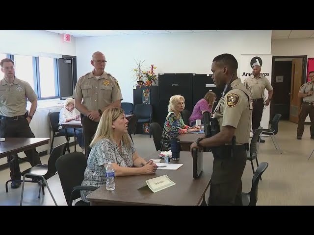 ⁣Cook County sheriff recruits team up with seniors for training exercises