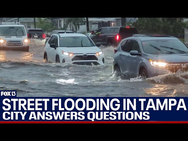 ⁣Street flooding issues in Tampa