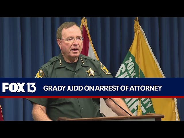 ⁣Sheriff Grady Judd: Polk County attorney arrested for theft of over $100k