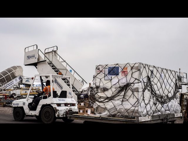 ⁣EU-donated mpox vaccines arrive in DRC after WHO declared health emergency