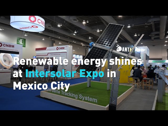 ⁣Renewable energy shines at Mexico City's Intersolar Expo