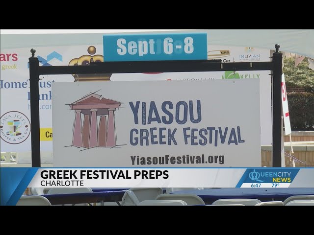 ⁣Preparations underway for annual Greek Festival in Charlotte