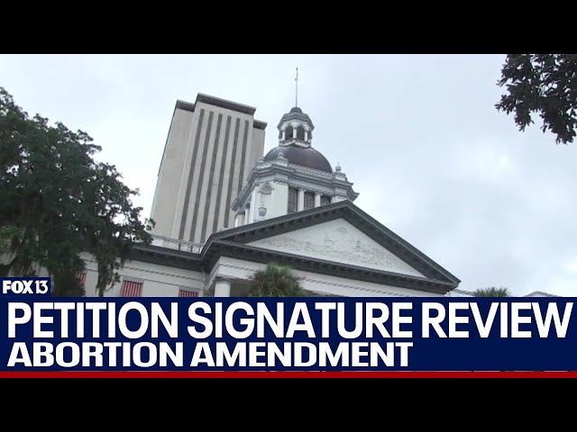 Florida reviewing abortion amendment petitions