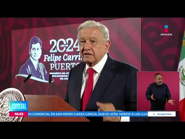 ⁣López Obrador se pronuncia ante el caso Segalmex | Noticias con Crystal Mendivil