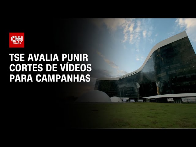 ⁣TSE avalia punir cortes de vídeos para campanhas | CNN ARENA