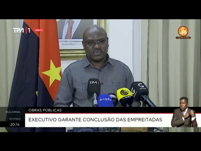 ⁣Obras Públicas - Executivo garante conclusão das empreitadas