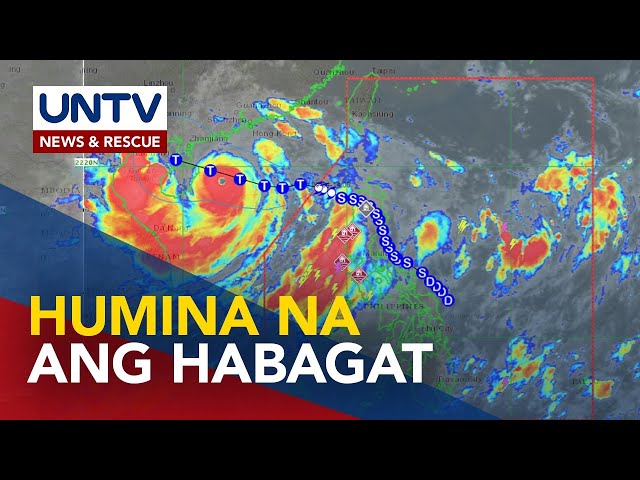 ⁣Habagat, bahagya nang humina; 2 bagong bagyo, binabantayan ng PAGASA