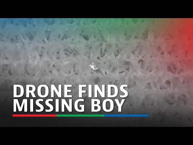 ⁣Thermal imaging drones find lost boy in massive cornfield