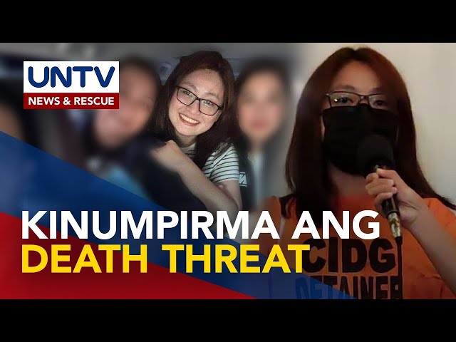 ⁣Dismissed Bamban, Mayor Alice Guo, nakabalik na, kinumpirma ang death threat