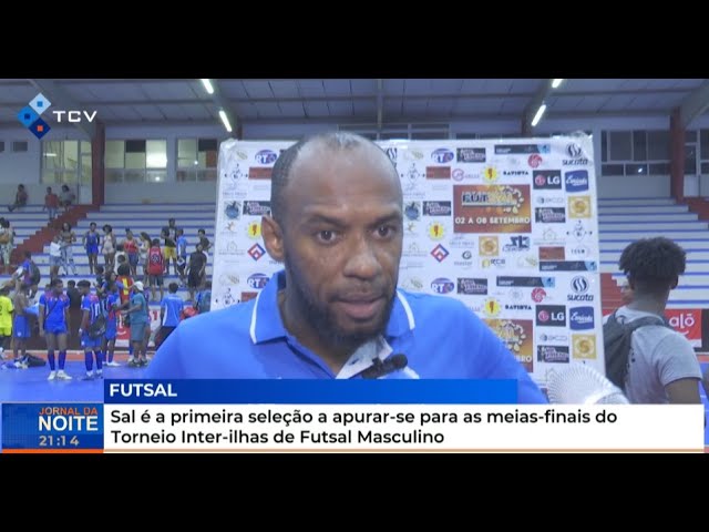 ⁣Sal é a primeira seleção a apurar-se para as meias-finais do Torneio Inter-ilhas de Futsal Masculino