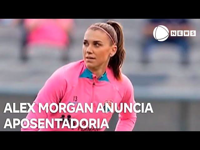 ⁣Lenda do futebol feminino, Alex Morgan anuncia aposentadoria