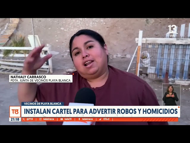 "Ingreso bajo su responsabilidad": instalan cartel para advertir robos y homicidios en Pla