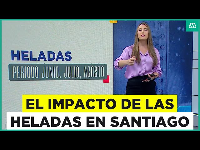 ⁣Impacto de las Heladas y el Fenómeno de La Niña en Santiago