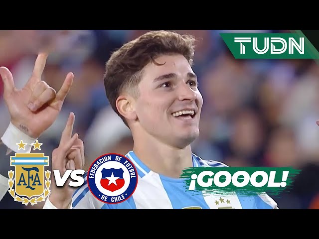 ¡Qué GOLAZO de Julián! | Argentina 2-0 Chile | CONMEBOL Eliminatoria 2026 | TUDN