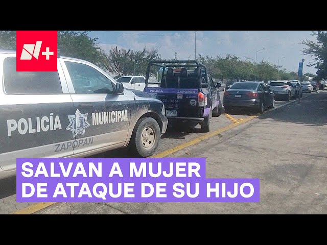 ⁣Madre llama a la policía para que la salven de las agresiones de su hijo - N+