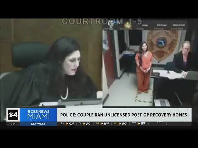 ⁣Couple accused of running unlicensed post-op centers