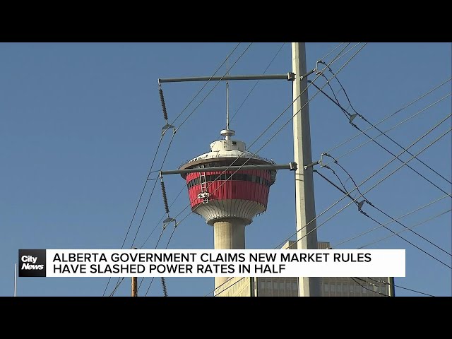 ⁣Alberta government claims new market rules have slashed power rates in half