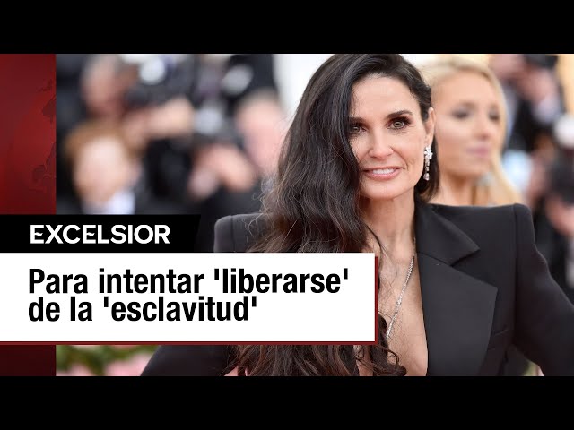 ⁣Demi Moore posó desnuda en portadas de revistas para intentar 'liberarse' de la 'escl