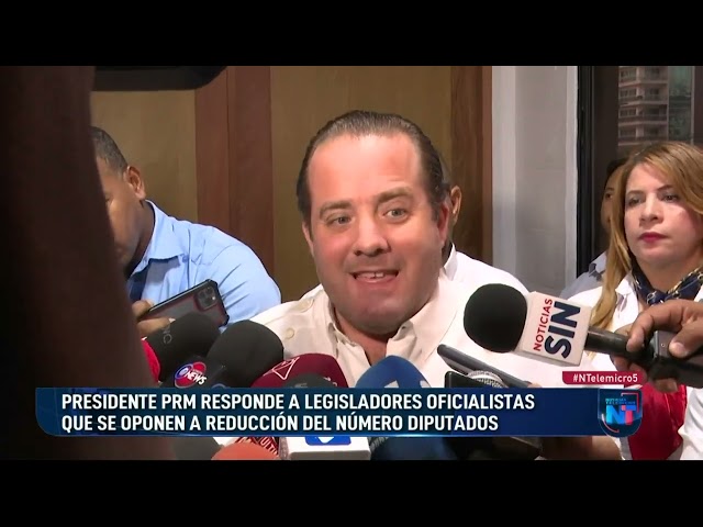 ⁣Presidente del PRM responde a legisladores oficialistas que se oponen a reducción de diputados