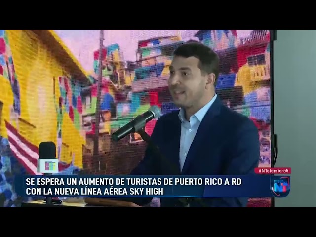 ⁣Se espera un aumento de turistas de Puerto Rico a RD con la nueva línea aérea Sky High